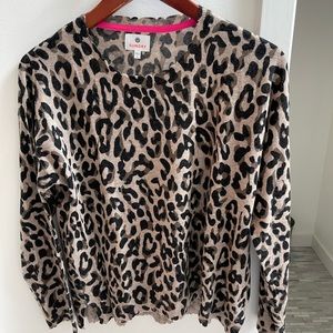 Crewneck Leopard Sweater